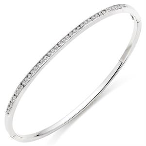 Petite Gold Diamond Bangle
